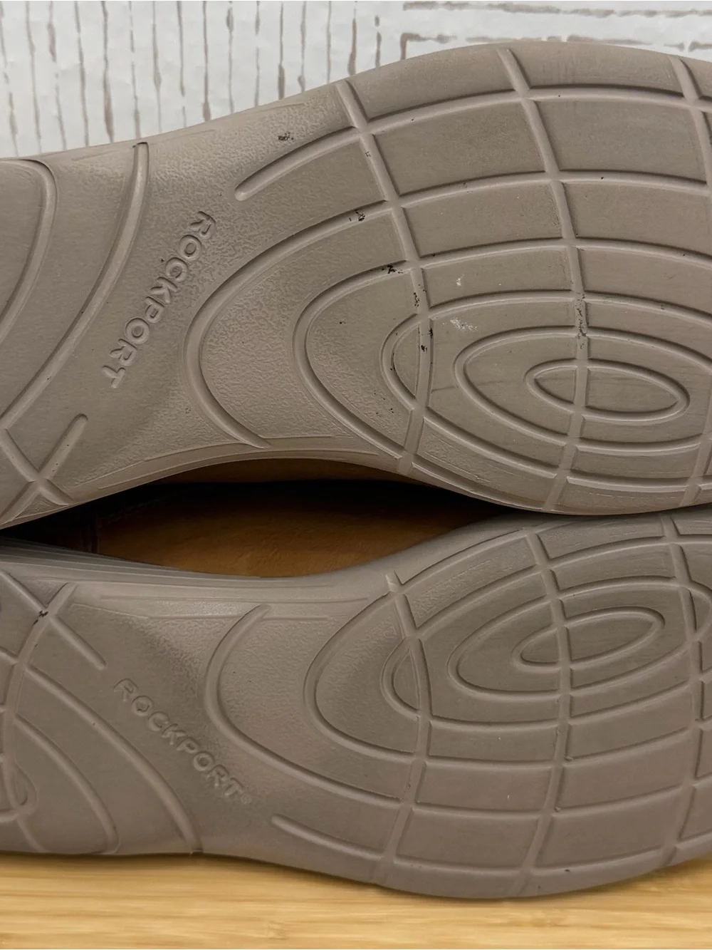Rockport Men's Brown Leather Lace-Up Oxfords